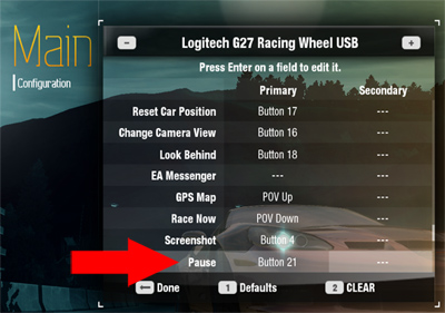 need for speed controller config